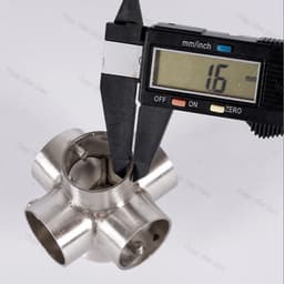 Khớp Inox Nối Các Góc, Các Chiều Ống Tròn Phi 19, 22, 25, 32MM - Chân Đế, Giá Đỡ Ống Inox 3
