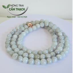 [Nông Trại Cẩm Thạch] Chuỗi Quấn Tay Ngọc Cẩm Thạch Phỉ Thúy Tự Nhiên Type A kèm kiểm định, hạt 7mm - 3235 1