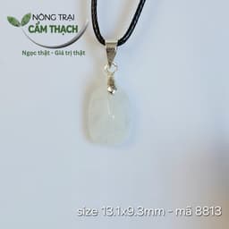 [Nông Trại Cẩm Thạch] Mặt Ngọc Cẩm Thạch Phỉ Thúy May Mắn Ngoc Tự Nhiên Type A kèm kiểm định, tặng dây + móc 3