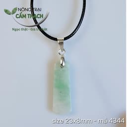 [Nông Trại Cẩm Thạch] Mặt Ngọc Cẩm Thạch Phỉ Thúy May Mắn Ngoc Tự Nhiên Type A kèm kiểm định, tặng dây + móc 5
