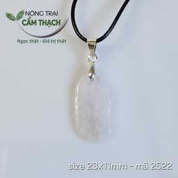 [Nông Trại Cẩm Thạch] Mặt Ngọc Cẩm Thạch Phỉ Thúy May Mắn Ngoc Tự Nhiên Type A kèm kiểm định, tặng dây + móc 4