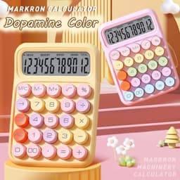Máy tính tiền Casi M-28 và Máy Tính 12 Chữ Số Cỡ Lớn Màu Sắc Xinh Xắn/ Máy Tính Tiền DS-480 9