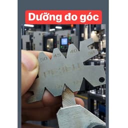Dưỡng đo góc cơ khí, đầy đủ các góc độ quan trọng của thợ tiện, chất liệu thép không gỉ 1