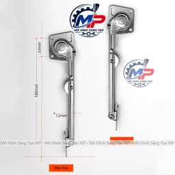 (Bộ 2 Cái) Tay Nâng Đỡ Cánh Tủ Bếp Inox Cao Cấp, Tay Đỡ Cánh Tủ PT-02 6