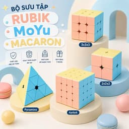Khối Rubik Ma Thuật 3x3x3 Macaron - Bề Mặt Mờ, Cảm Giác Mượt Mà 2