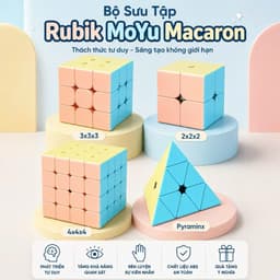 Khối Rubik Ma Thuật 3x3x3 Macaron - Bề Mặt Mờ, Cảm Giác Mượt Mà 1
