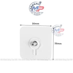 Miếng Dán Ốc Vít Dán Tường 56x56mm Màu Trắng Phụ Kiện Treo Nội Thất PK-03 1