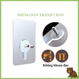 Miếng Dán Ốc Vít Dán Tường 56x56mm Màu Trắng Phụ Kiện Treo Nội Thất PK-03 6