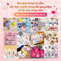 Set quà tặng Gấu bông Hello Kitty kèm nhiều phụ kiện làm quà tặng bé gái, người yêu, bạn gái, dịp lễ, sinh nhật 9