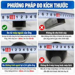 Chân Đế Nhựa Bịt Đầu Bảo Vệ Chân Bàn, Ghế - Nắp Chụp Ống Hộp Thép, Inox 5