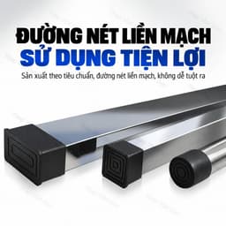 Chân Đế Nhựa Bịt Đầu Bảo Vệ Chân Bàn, Ghế - Nắp Chụp Ống Hộp Thép, Inox 2