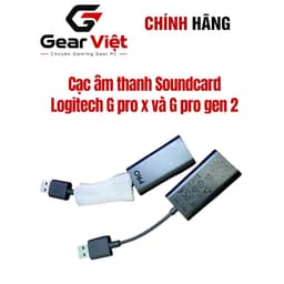 Cạc âm thanh Soundcard Logitech G pro x và G pro gen 2 1