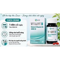 ##VITALINE D3 4000 IU (120 Viên)– Vitamin D3 Hàm Lượng Cao, Dễ Hấp Thu, Dùng Cho Người Trưởng Thành < SHOP GÀ NHÍT 3