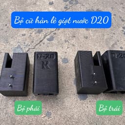 Cữ hàn bản lề giọt nước D16 và D20 bằng nhựa 2