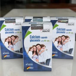 **Calcium Gluconate- Doctor Health (60 viên) -Canxi Hữu Cơ, Bổ sung Canxi, D3, Inulin ngừa táo bón <BUNINY SHOP$ 5