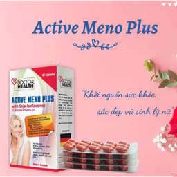 **Active Meno Plus ( 60 Viên) Cân Bằng Nội Tiết Tố Nữ,Hỗ Trợ Tiền Mãn Kinh,Mãn Kinh,Bốc Hỏa,Mất Ngủ<BUNINY SHOP$ 5