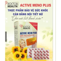 **Active Meno Plus ( 60 Viên) Cân Bằng Nội Tiết Tố Nữ,Hỗ Trợ Tiền Mãn Kinh,Mãn Kinh,Bốc Hỏa,Mất Ngủ<BUNINY SHOP$ 6