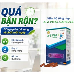**A-Z Vital capsules (hộp 30 viên)  bổ tổng hợp,giúp tăng cường sức đề kháng và hệ miễn dịch của cơ thể.<BUNINY SHOP $ 3
