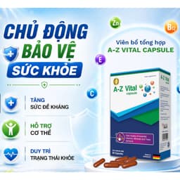 **A-Z Vital capsules (hộp 30 viên)  bổ tổng hợp,giúp tăng cường sức đề kháng và hệ miễn dịch của cơ thể.<BUNINY SHOP $ 5