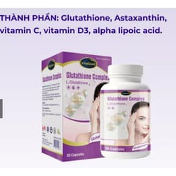 **VitaGold Glutathion Complex ( 30 viên) hỗ trợ chống oxy hóa,hỗ trợ cải thiện tình trạng nám da,sạm da <BUNINY SHOP $ 4