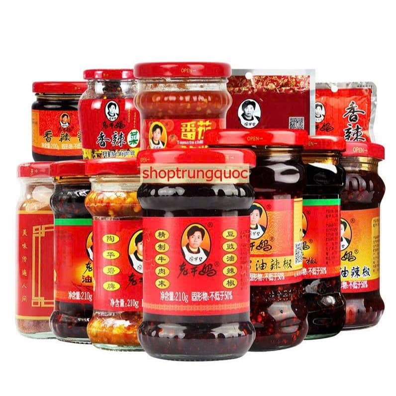Laoganma ớt chưng dầu Trung Quốc ( Lọ lẻ nhiều lựa chọn )