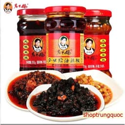 Laoganma ớt chưng dầu Trung Quốc 1 thùng 24 lọ ( nhiều lựa chọn ) 1
