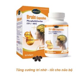 **VitaGold Brain Capsules Phosphatidylserine EPA +DHA (Hộp 30 Viên) viên uống Hỗ Trợ Trí Nhớ> BUNINY SHOP $ 2