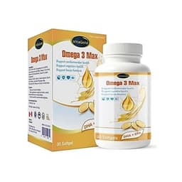 **VitaGold  Omega 3 Max (Hộp 30 Viên) viên uống Hỗ Trợ Tim Mạch, hỗ trợ chống oxy hóa,Trí Nhớ & Bổ Não <BUNINY SHOP$ 3