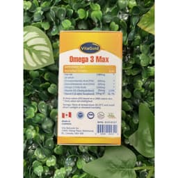 **VitaGold  Omega 3 Max (Hộp 30 Viên) viên uống Hỗ Trợ Tim Mạch, hỗ trợ chống oxy hóa,Trí Nhớ & Bổ Não <BUNINY SHOP$ 5