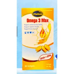 **VitaGold  Omega 3 Max (Hộp 30 Viên) viên uống Hỗ Trợ Tim Mạch, hỗ trợ chống oxy hóa,Trí Nhớ & Bổ Não <BUNINY SHOP$ 6