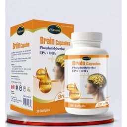 **VitaGold Brain Capsules Phosphatidylserine EPA +DHA (Hộp 30 Viên) viên uống Hỗ Trợ Trí Nhớ> BUNINY SHOP $ 5