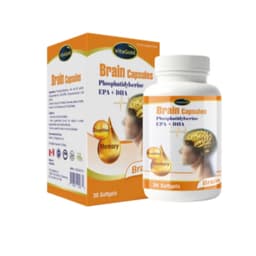 **VitaGold Brain Capsules Phosphatidylserine EPA +DHA (Hộp 30 Viên) viên uống Hỗ Trợ Trí Nhớ> BUNINY SHOP $ 8