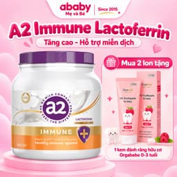 Sữa tươi nguyên kem a2 Immune Lactoferrin hỗ trợ tăng đề kháng on 900gram 1