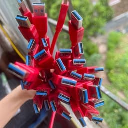 Cáp 2 đầu USB 3.0 đỏ 60cm và đen 1M5/ Cáp usb nối dài màu đen 1M5/ 3M 3
