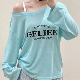Áo thun giấy tay dài in chữ CELIEN SPORT ONLY US FOLLOW THE DREAM phong cách thường ngày 2