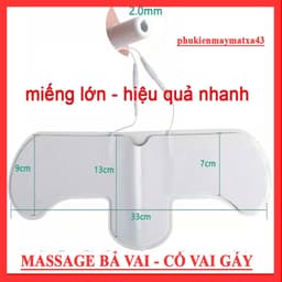 Miếng dán điện xung massage bả vai - cổ vai gáy, lưng, sườn, eo, Loại miếng dán siêu lớn 32cm x 13cm 3