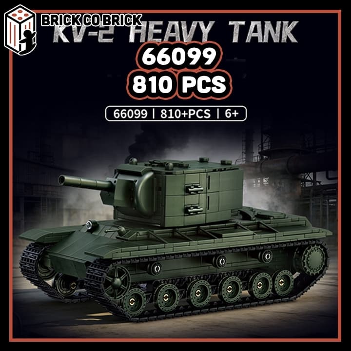 Mô hình Tank KV2 Mô hình Tank Thế Chiến hạng Nặng Quân sự KV2 66099