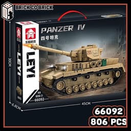 Mô hình Tank PANZER IV  Mô hình Tank Quân sự Hạng Nặng PANZER IV 66092 4