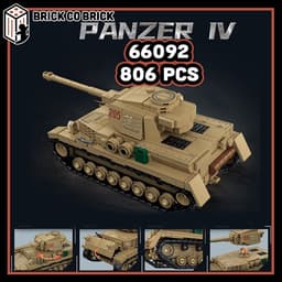 Mô hình Tank PANZER IV  Mô hình Tank Quân sự Hạng Nặng PANZER IV 66092 6