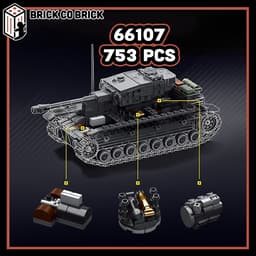 Mô hình Tank Quân sự PANZER IV G Mô hình Tank Thế Chiến Quân sự Hạng Nặng PANZER IV G 66107 5