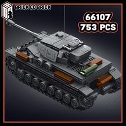 Mô hình Tank Quân sự PANZER IV G Mô hình Tank Thế Chiến Quân sự Hạng Nặng PANZER IV G 66107 4