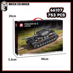 Mô hình Tank Quân sự PANZER IV G Mô hình Tank Thế Chiến Quân sự Hạng Nặng PANZER IV G 66107 2