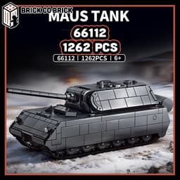 Mô hình Tank Quân sự MAUS Mô hình Tank Thế chiến Quân sự Hạng Nặng MAUS 66112 3