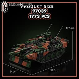 Mô hình Tank Quân sự  STRV 103B Mô hình Tank Thế Chiến Quân sự Hạng NặngSTRV 103B 97039 4
