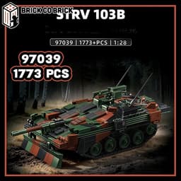 Mô hình Tank Quân sự  STRV 103B Mô hình Tank Thế Chiến Quân sự Hạng NặngSTRV 103B 97039 1