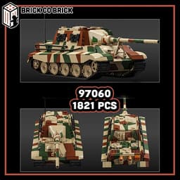 Mô hình Tank JAGDTIGER  Hạng Nặng Mô hình Tank Quân sự Thế Chiến JAGDTIGER 97060 4
