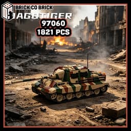 Mô hình Tank JAGDTIGER  Hạng Nặng Mô hình Tank Quân sự Thế Chiến JAGDTIGER 97060 3