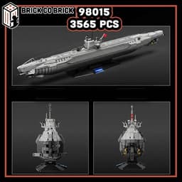 Mô hình Tàu Ngầm Quân sự U-BOAT U96 Mô hình Tàu Quân sự Hạng Nặng U96 98015 6