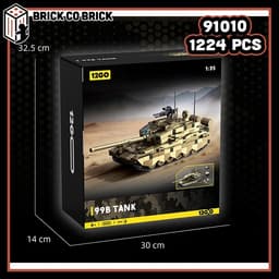 Mô hình Tank Quân sự  99B Mô hình Tank Thế Chiến Quân sự Hạng Nặng 99B 91010 5