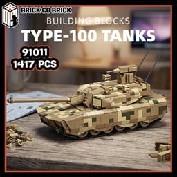 Mô hình Tank Quân sự  TYPE -100  Mô hình Tank Thế Chiến Quân sự Hạng Nặng TYPE -100 91011 6